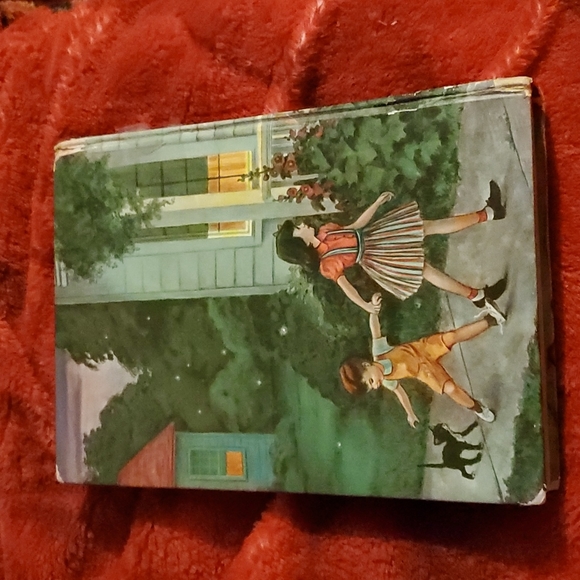 365 Bedtime Stories What a Jolly Street Nan Gilbert Jill Elgin 1955 Whitman Book - Picture 2 of 11